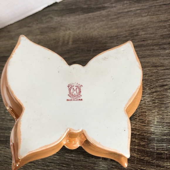 Vtg Noritake Butterfly Dish with Handle - Picture 5 of 10
